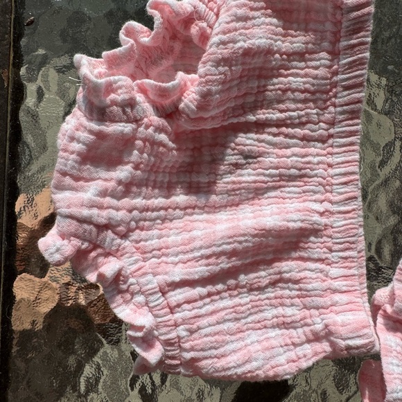 Pink Ruffled Baby Romper - Picture 5 of 6